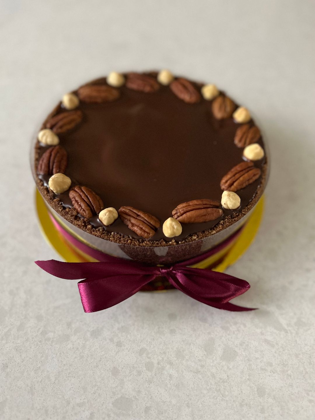 Pecan & Hazelnut salted praline Cheesecake 