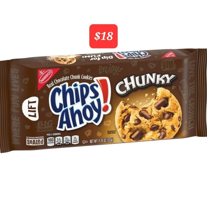 CHIPS AHOY CHUNKY CHOCOLATE COOKIES