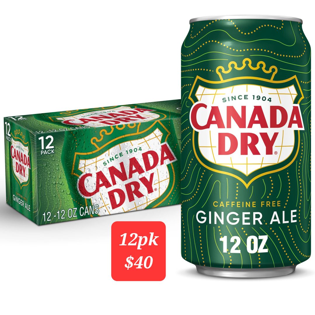 CANADA DRY 12 FL OZ 12PK