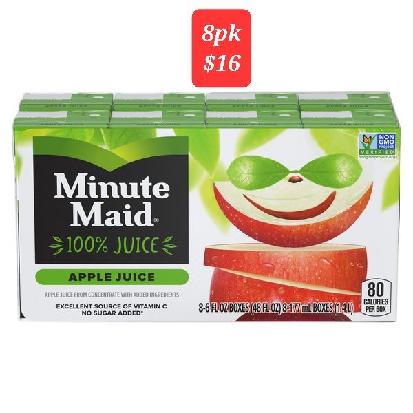 MINUTE MAID 8PK APPLE JUICE