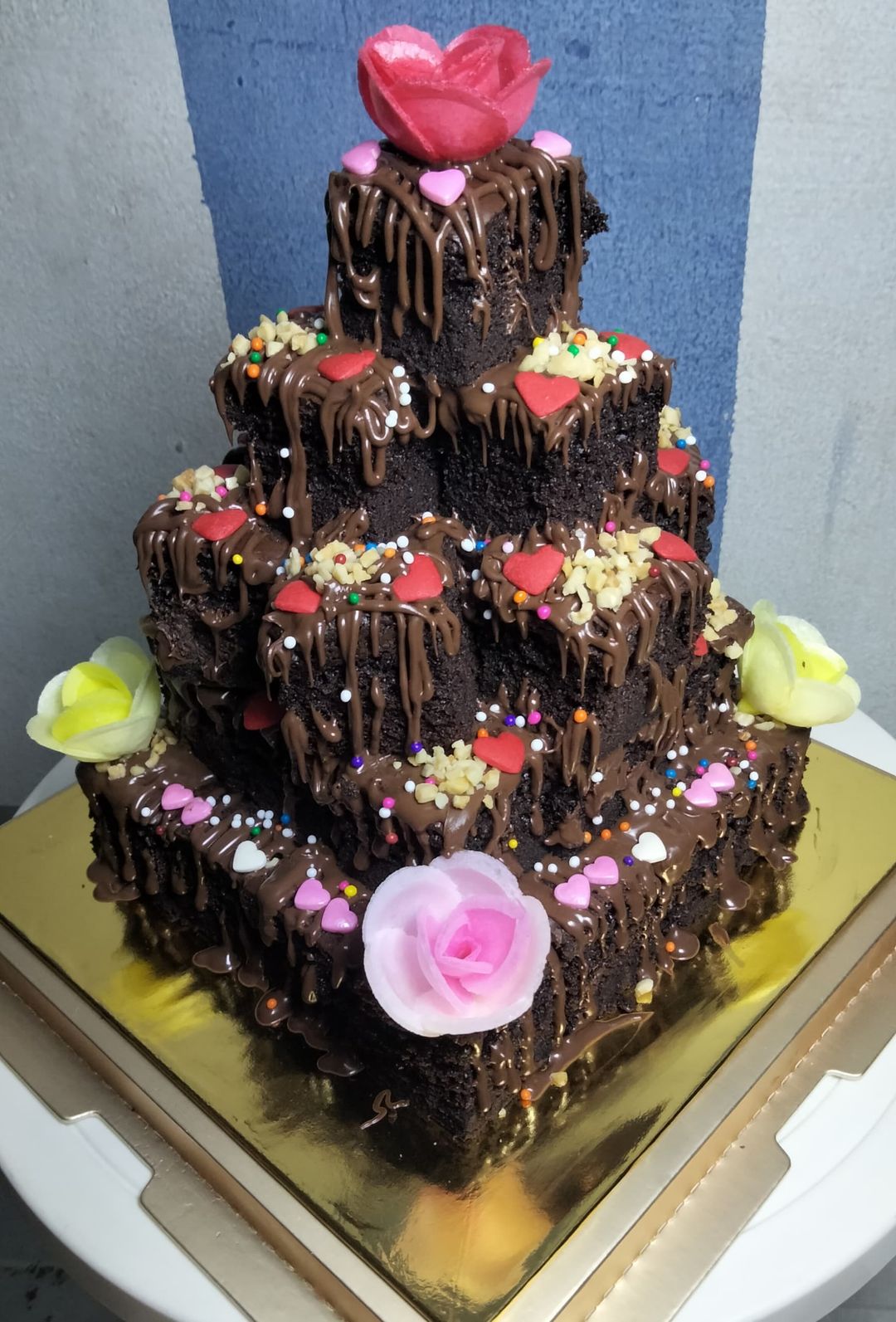 Tower brownies 