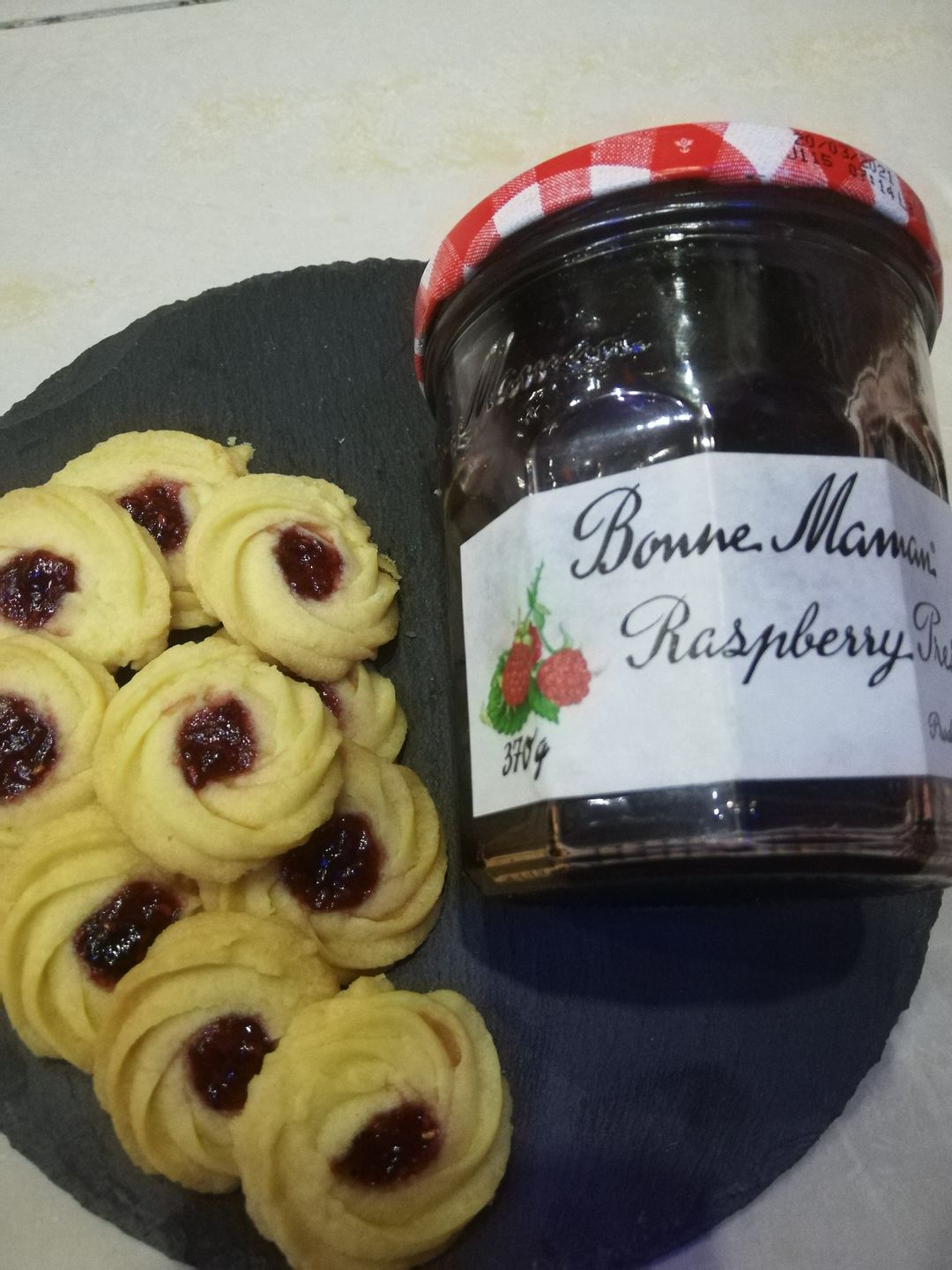 Raspberry Butter Cookies