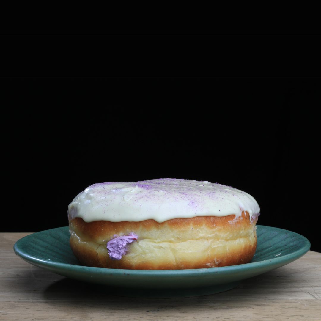 Taro Custard Donut 