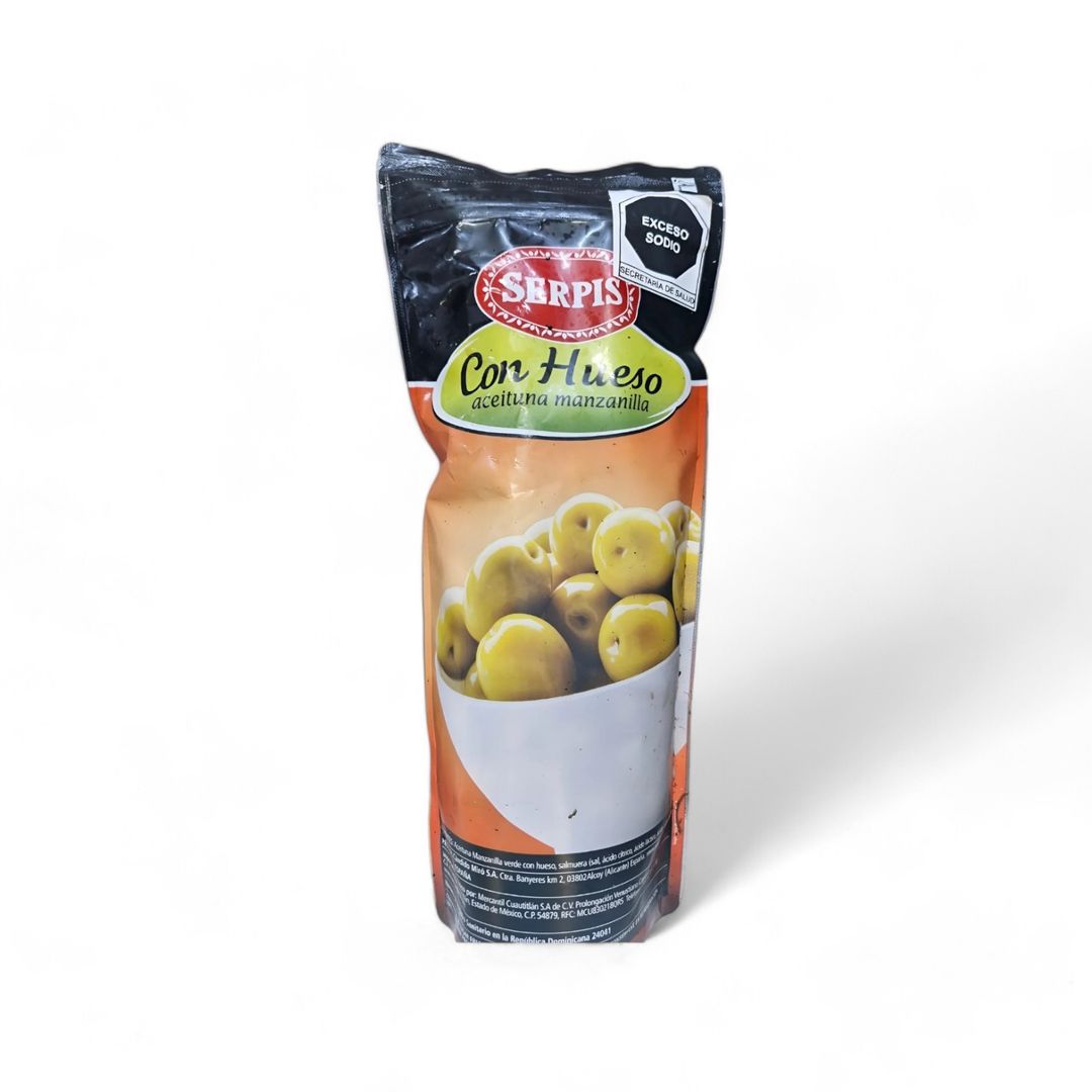 ACEITUNA CON HUESO 1.5 KG SERPIS