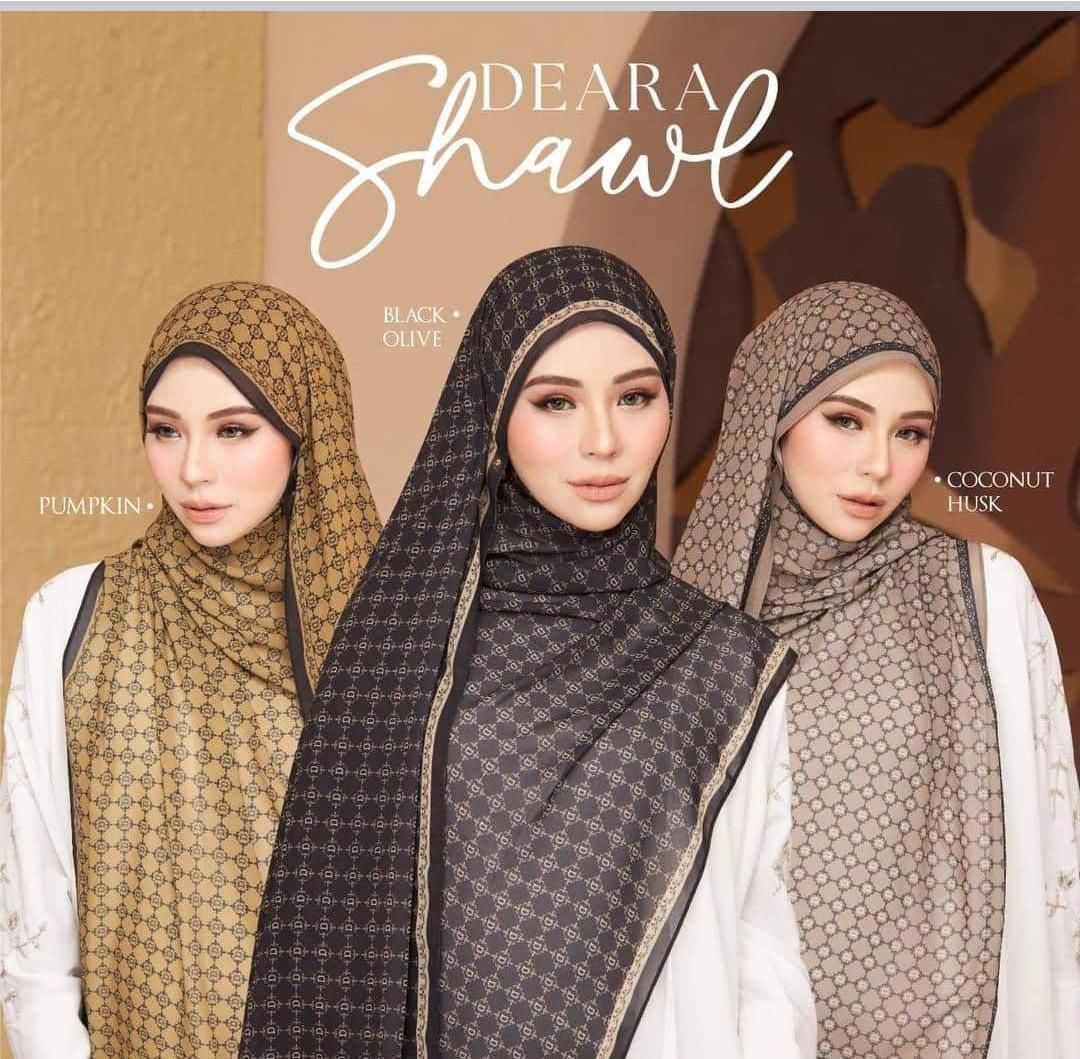 Printed premium Chiffon Shawl by Deara