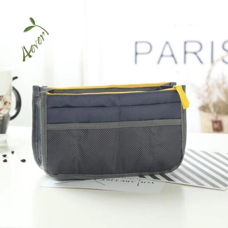 Nylon Travel Insert Organizer Handbag Purse Large Liner Makeup Cosmetic 