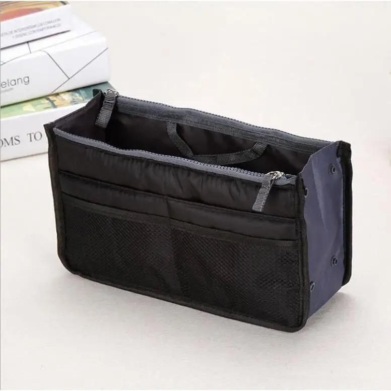 Nylon Travel Insert Organizer Handbag Purse Large Liner Makeup Cosmetic 