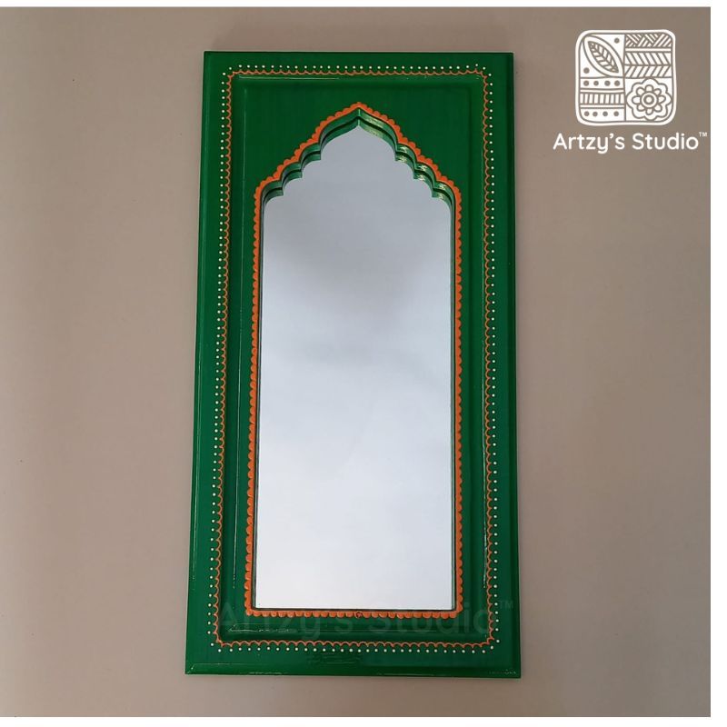 Large Green Mirror Frame