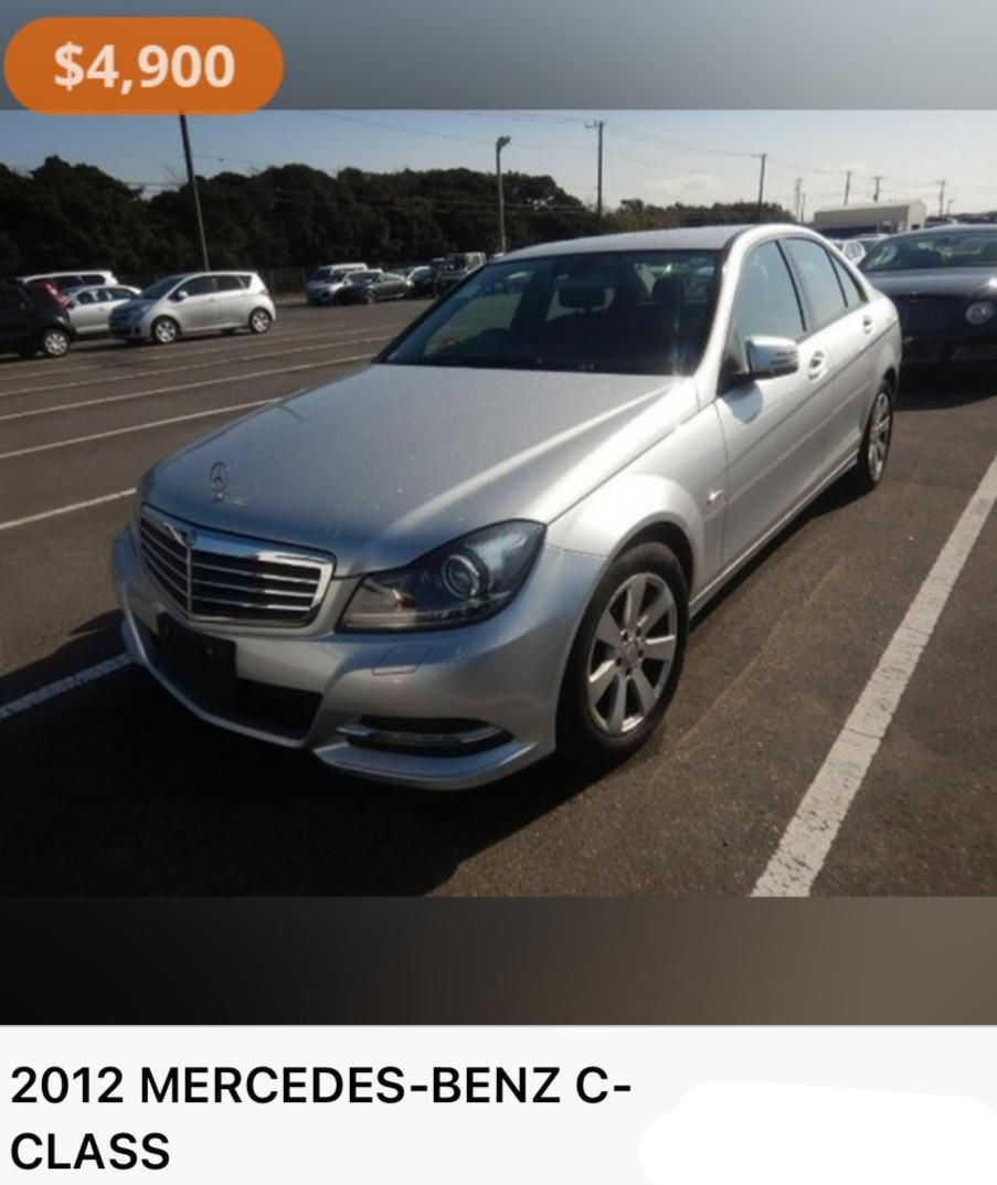 2012 Mec Benz C Class