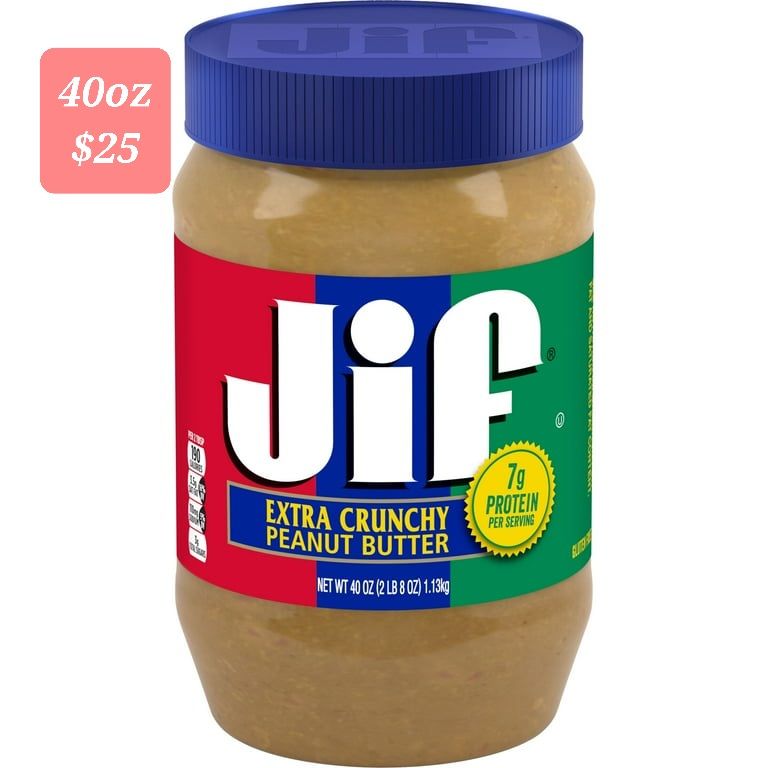 JIF PEANUT BUTTER 40oz