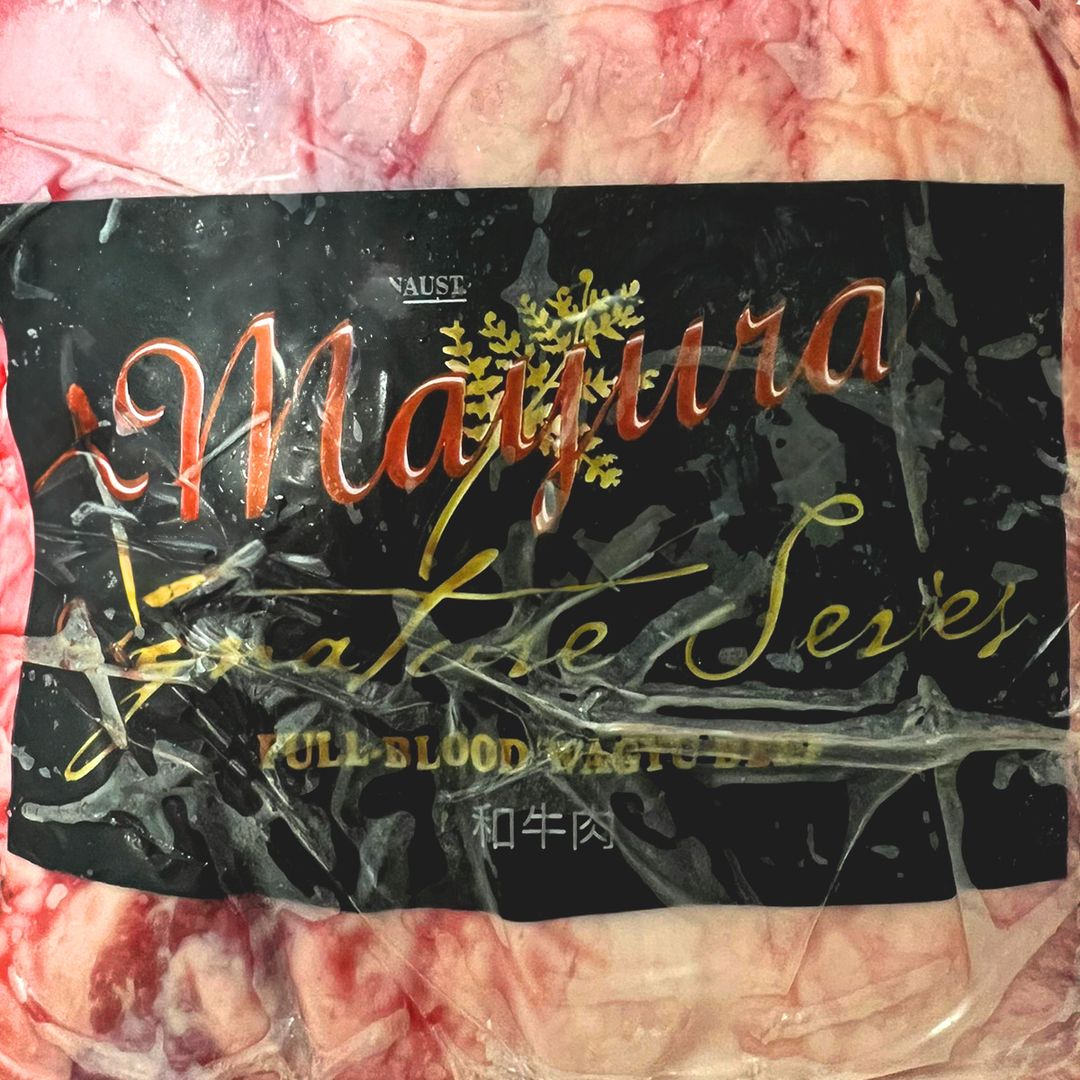 Mayura Signature 400 Day Grainfed Full Blood Wagyu MB9+ Chuck Roll - S$26.40/300g (sold in 300g packs)