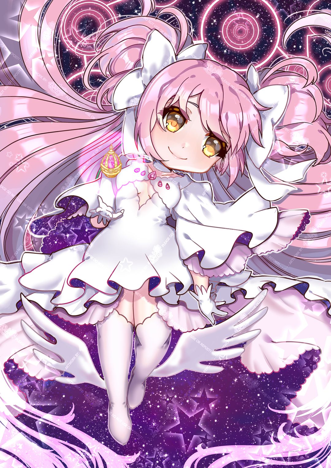 Kaname Madoka (Goddess Form Art Print
