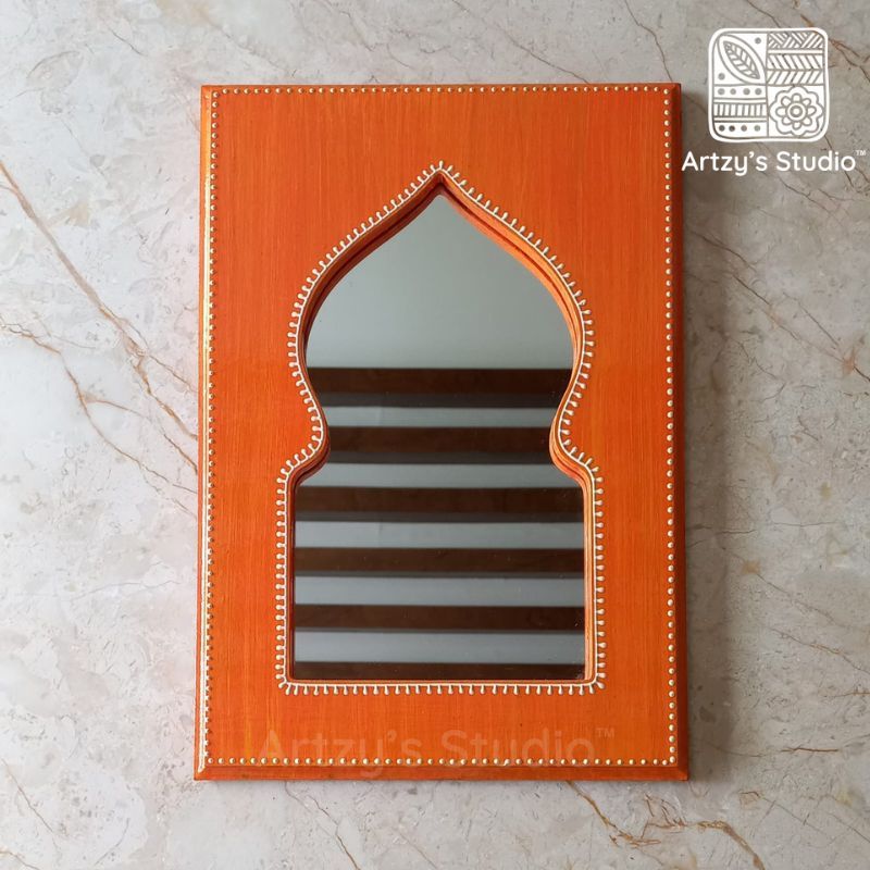 Handpainted Jharokha Mirror Frame