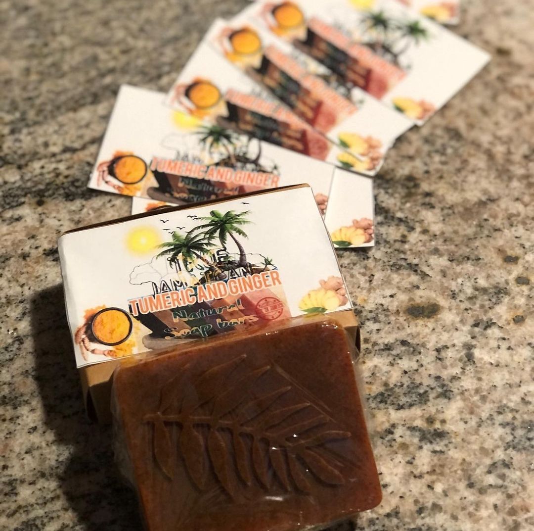 Tumeric and ginger kojic acid soap