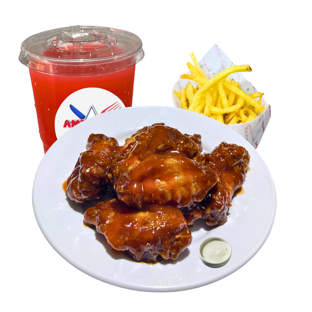 20pc Wings + Fries + Drink