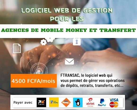Logiciel de gestion de mobile money