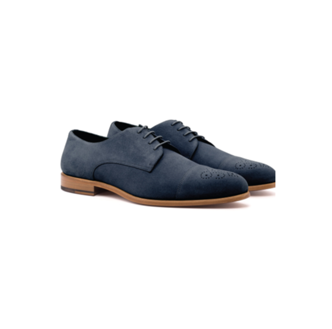 Suede Derby Navy