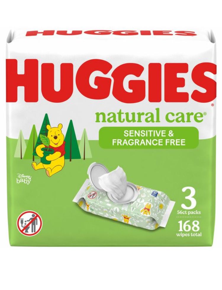 Huggies Natural Care Sensitive Unscented Baby Wipes