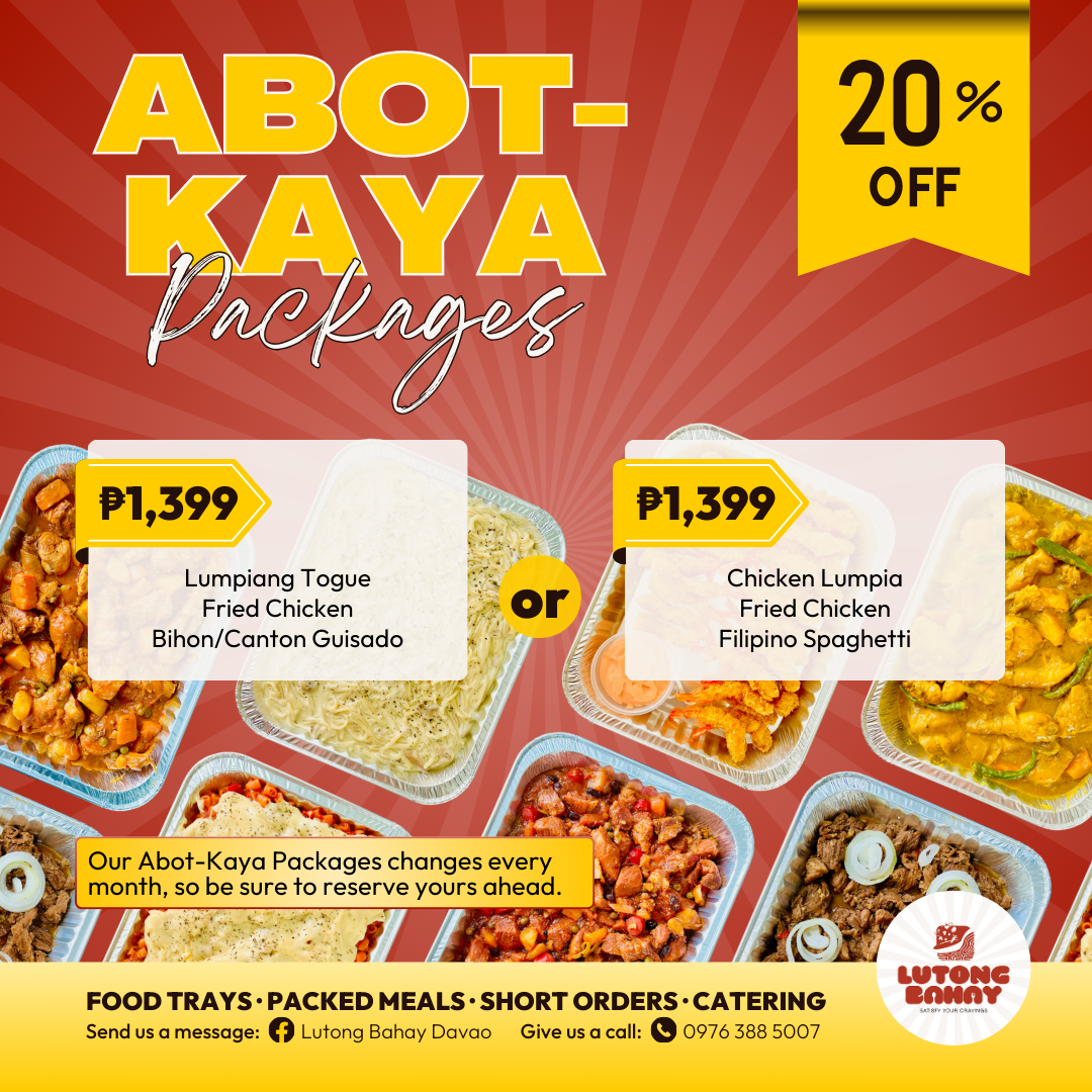 Abot Kaya - 3 TRAYS