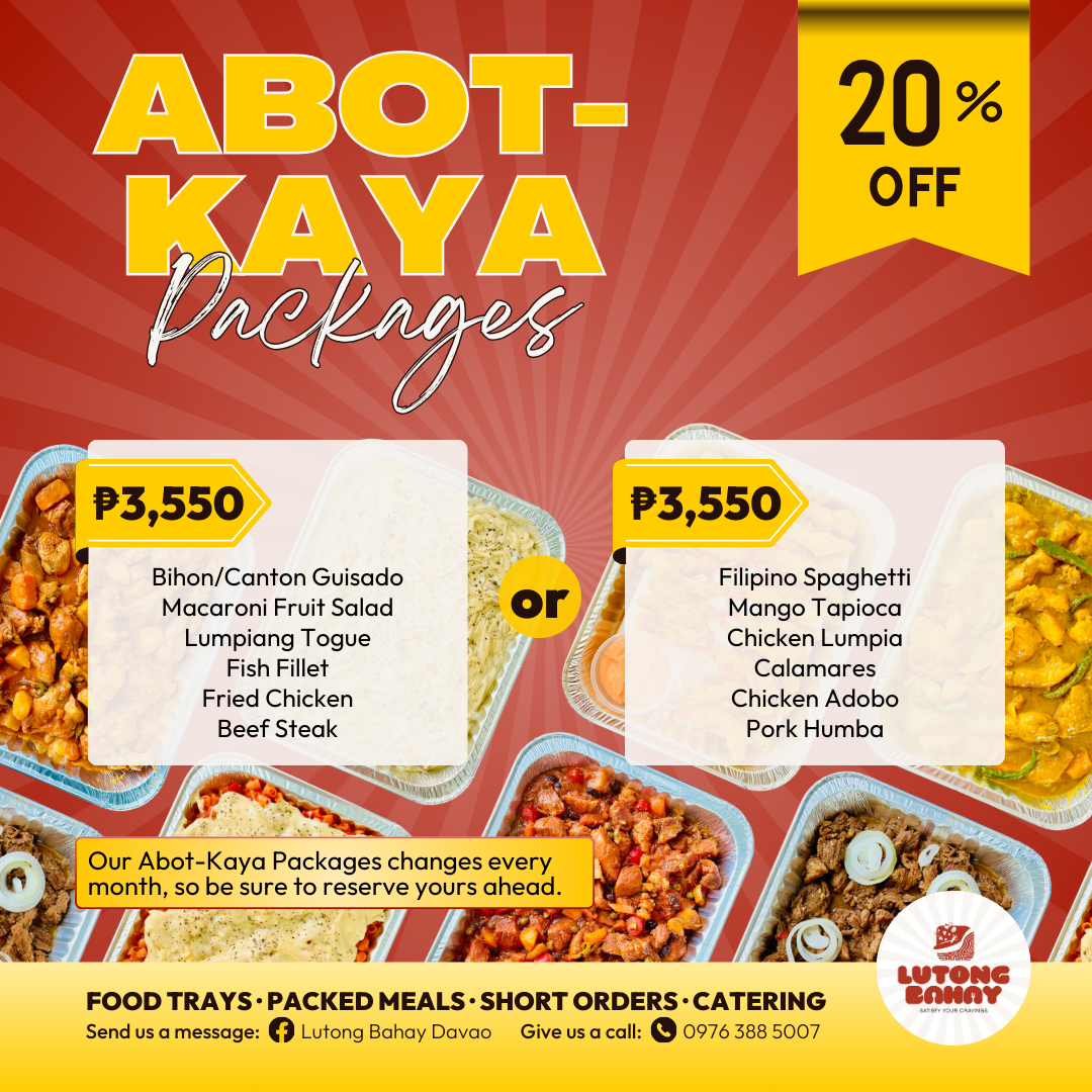 Abot Kaya - 6 TRAYS 