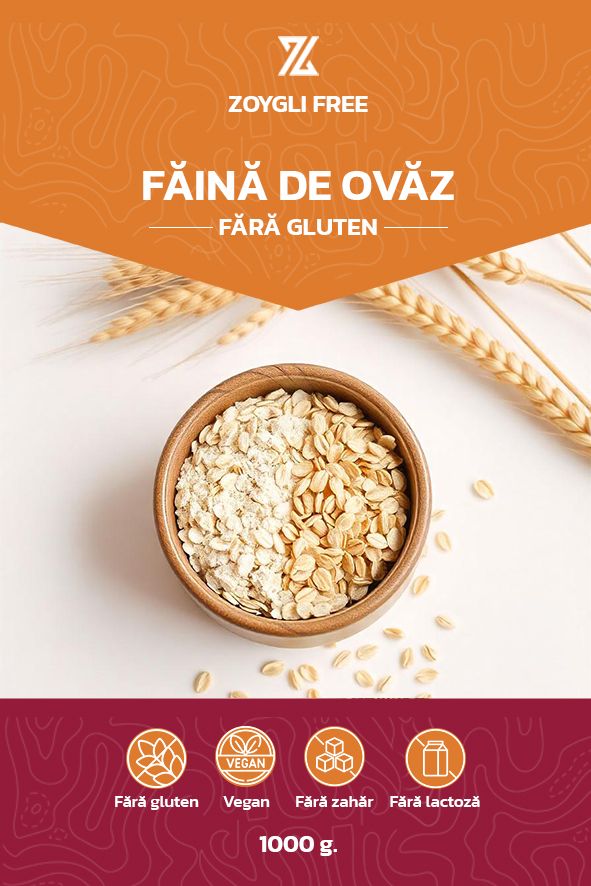 Făină de ovăz fără gluten 500g