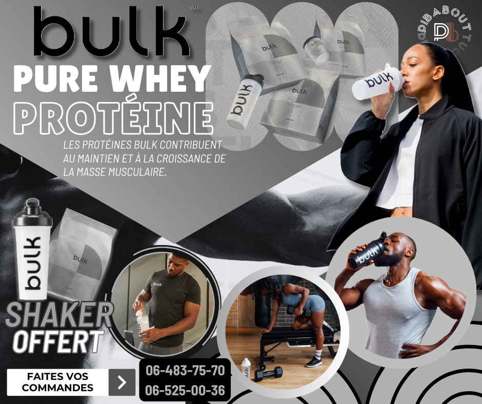 SACHET DE PROTÉINES BULK + SHAKER