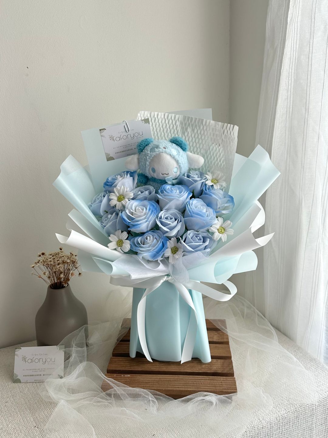 (Pre order) Cinnamoroll  Soap Flower Bouquet 