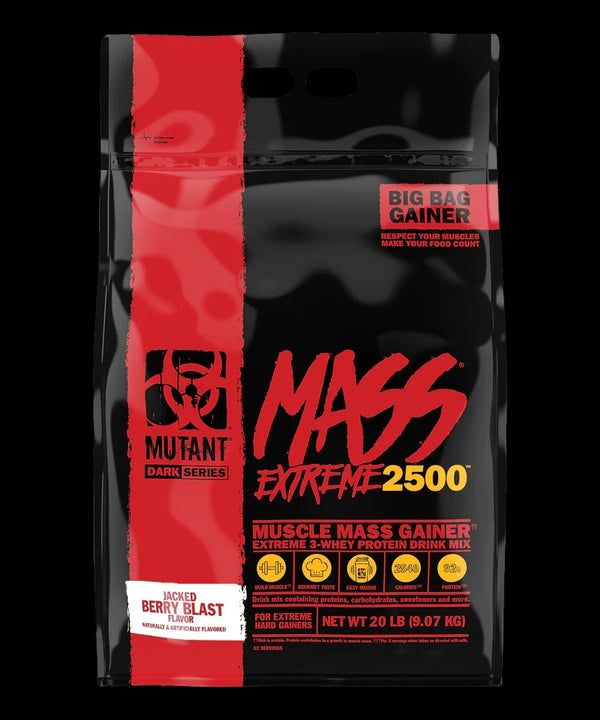 MUTANT MASS EXTREME 2500 20LBS JACKED BERRY BLAST