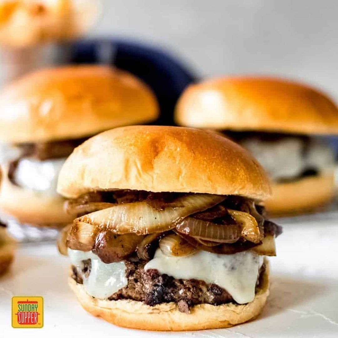 Swiss & Mushroom burger