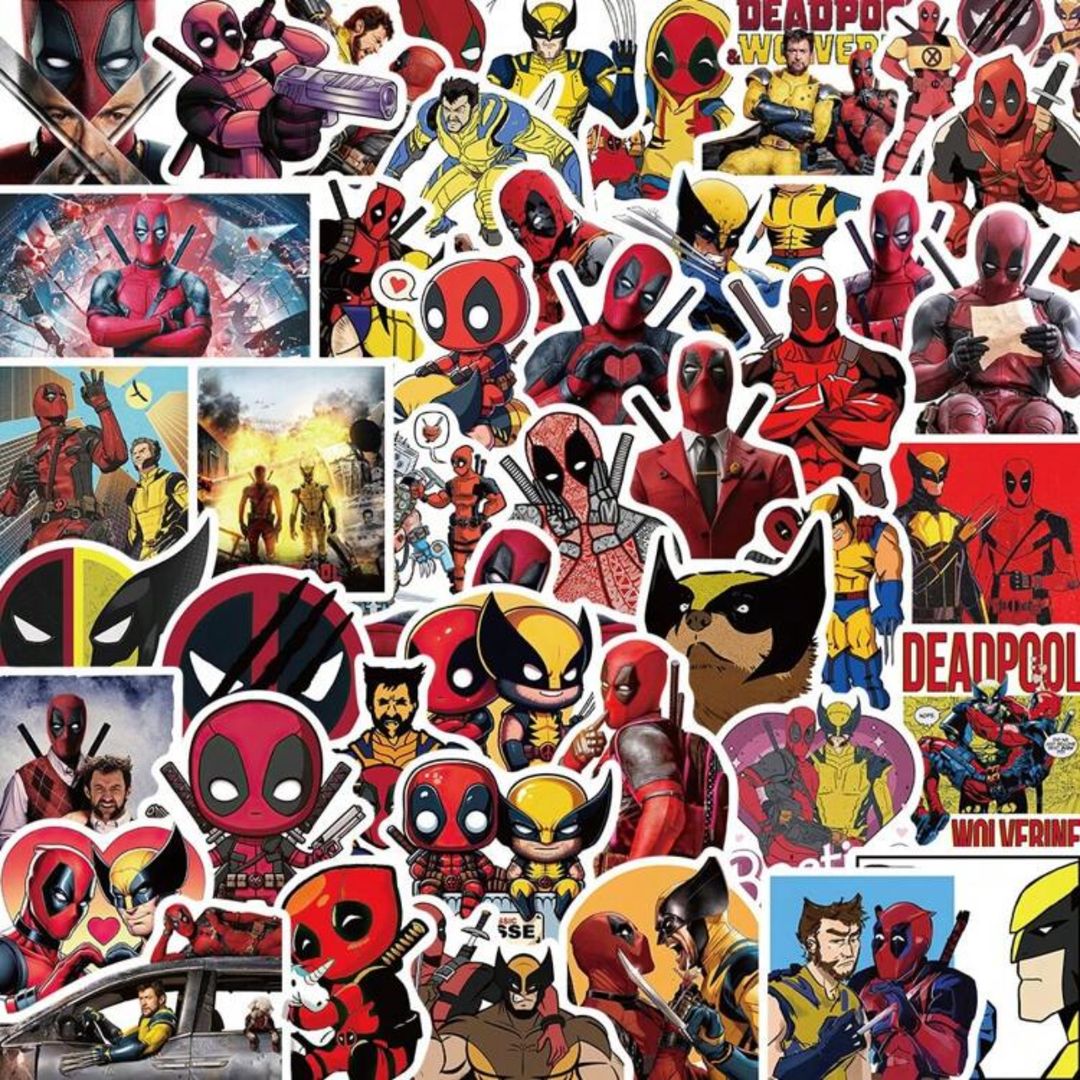 Mini Stickers Wolverine et Deadpool