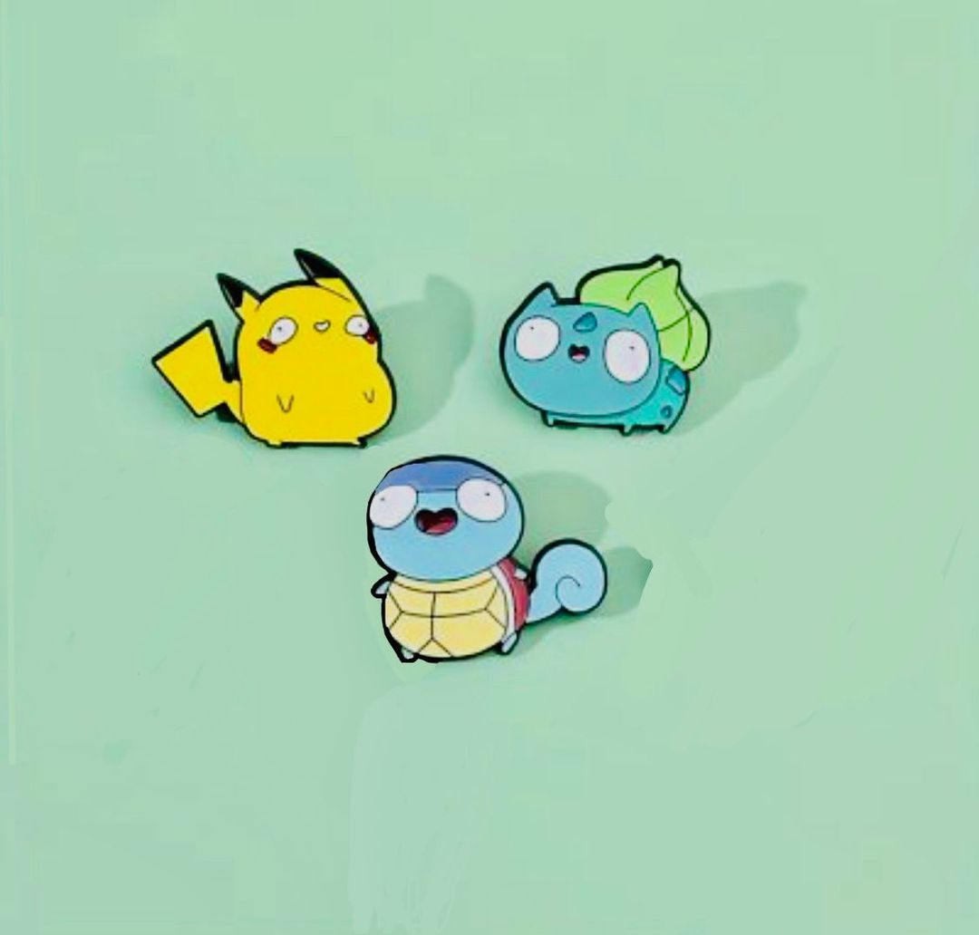 Derpy Pokemon Pins