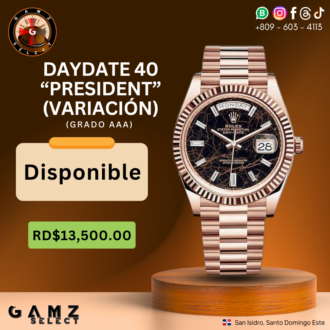 Daydate 40 "President" Variación (Grado AAA)