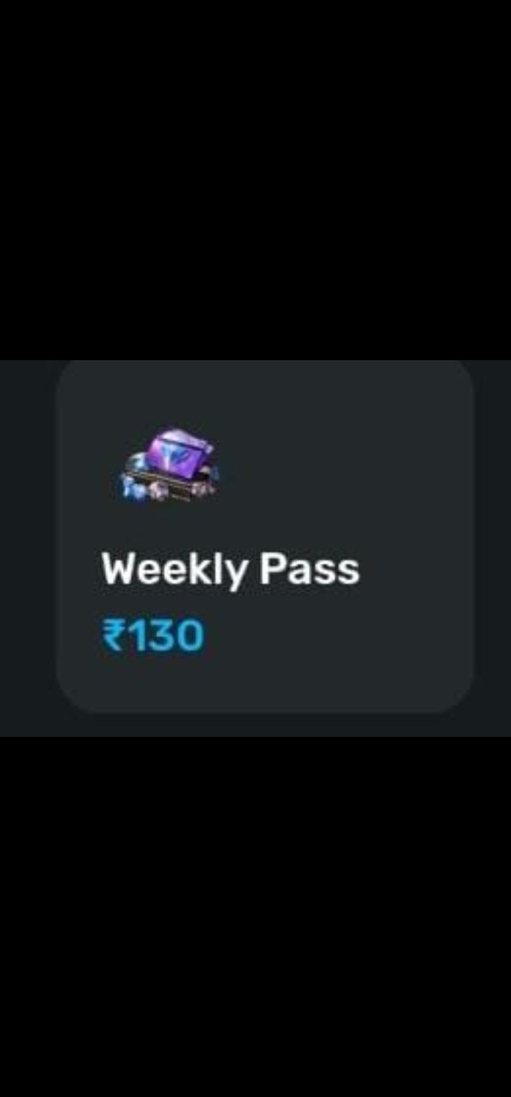 Weekly pass 