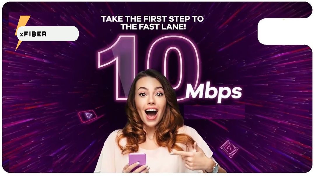 10mbps Unlimited Fiber Internet