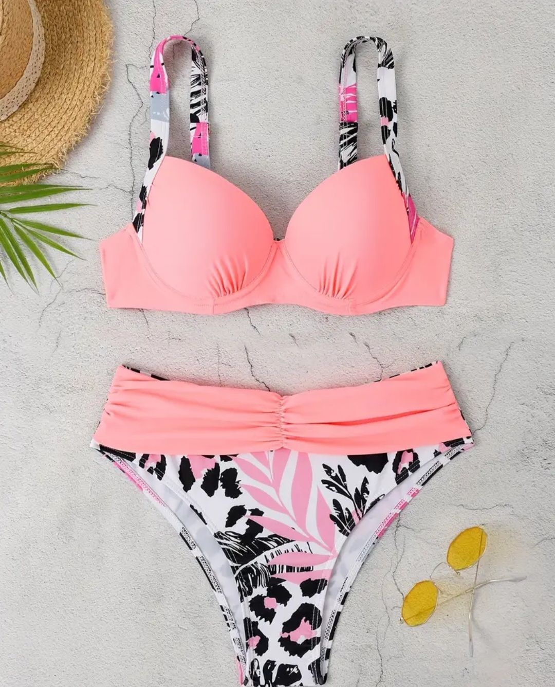 Pink 2 Piece Bikini Set