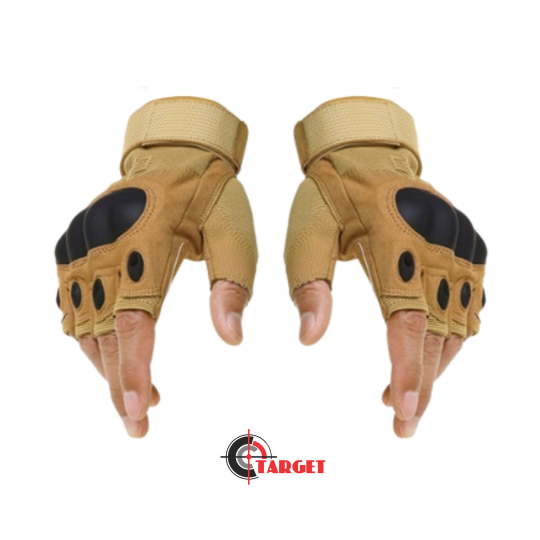 Half Gloves Beige