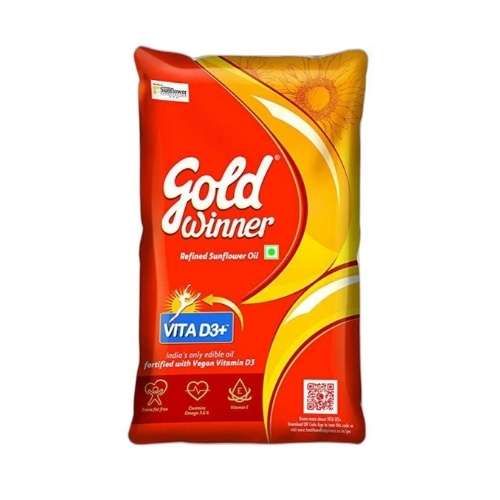 GOLD WINNER SUNFLOWER OIL 1LTR