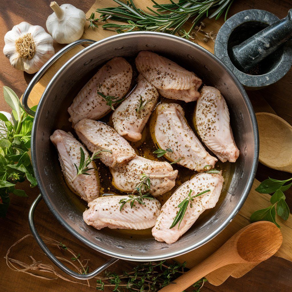 Black Pepper Chicken Midwings