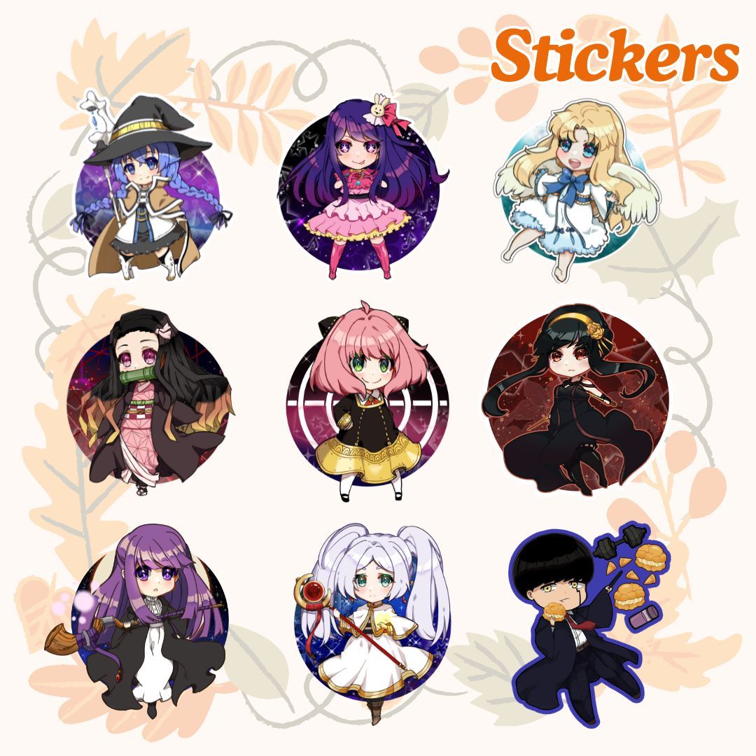 Assorted Die Cut Stickers