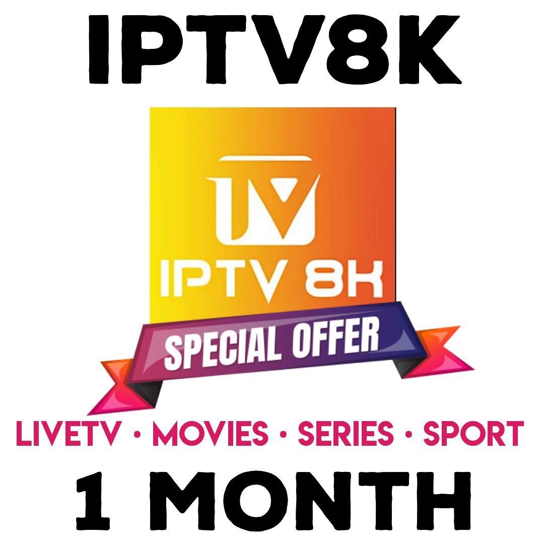 IPTV8K 1 Month Code