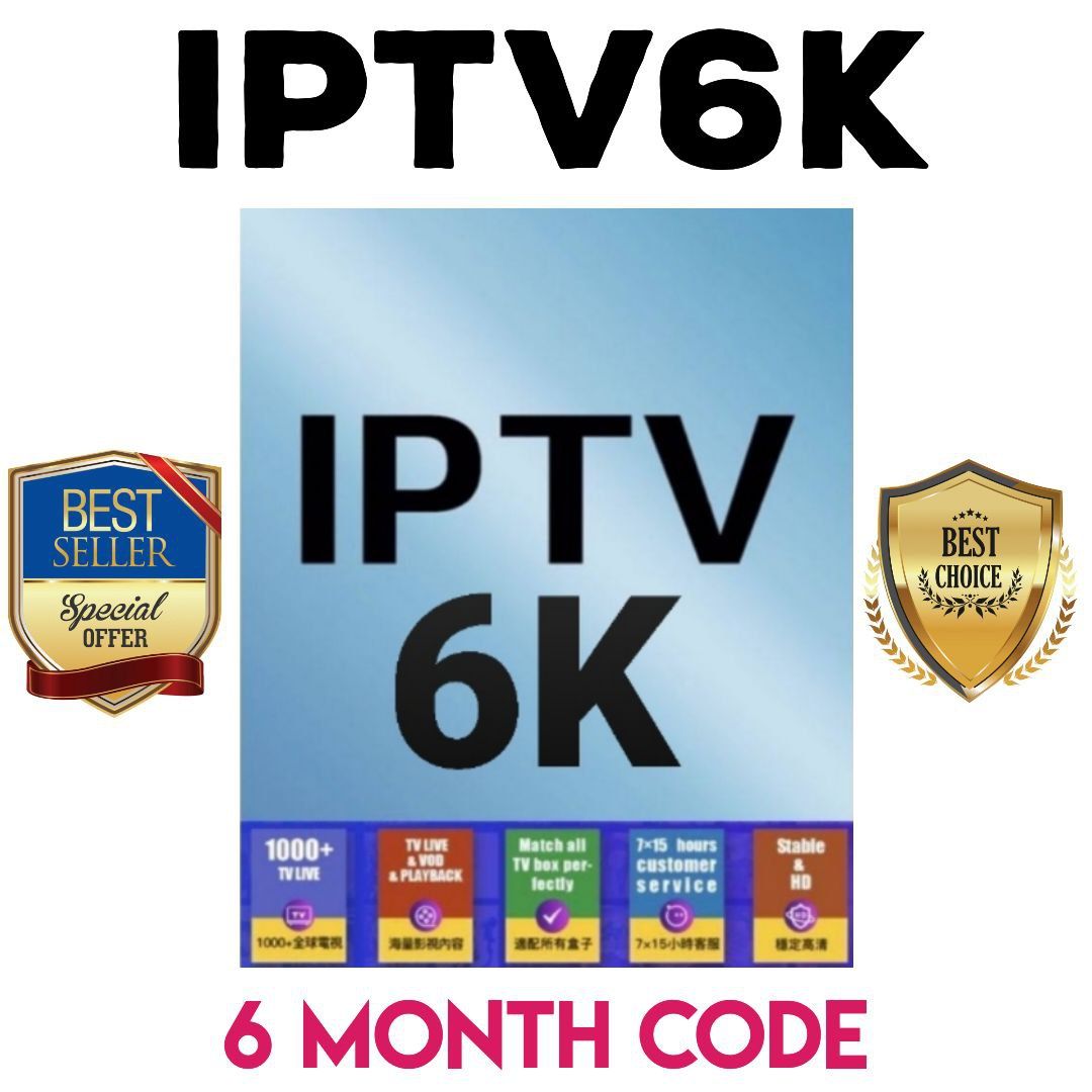 IPTV6K 6 Month Code