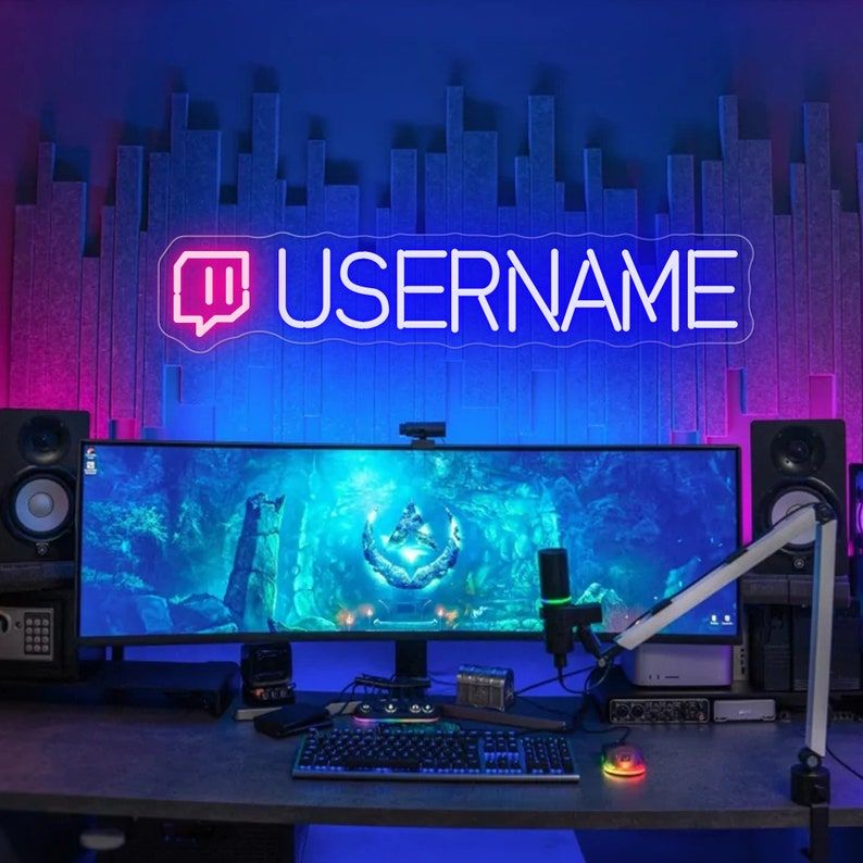Custom Username Neon Sign