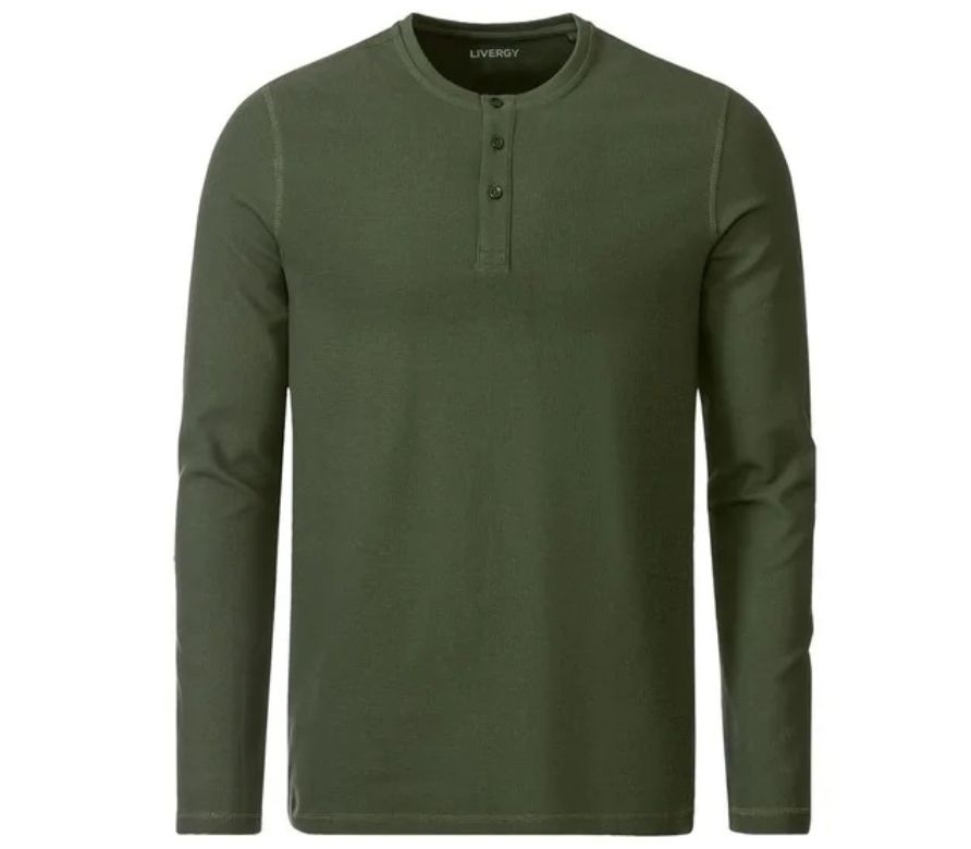 LIVERGY® men's long-sleeved shirt