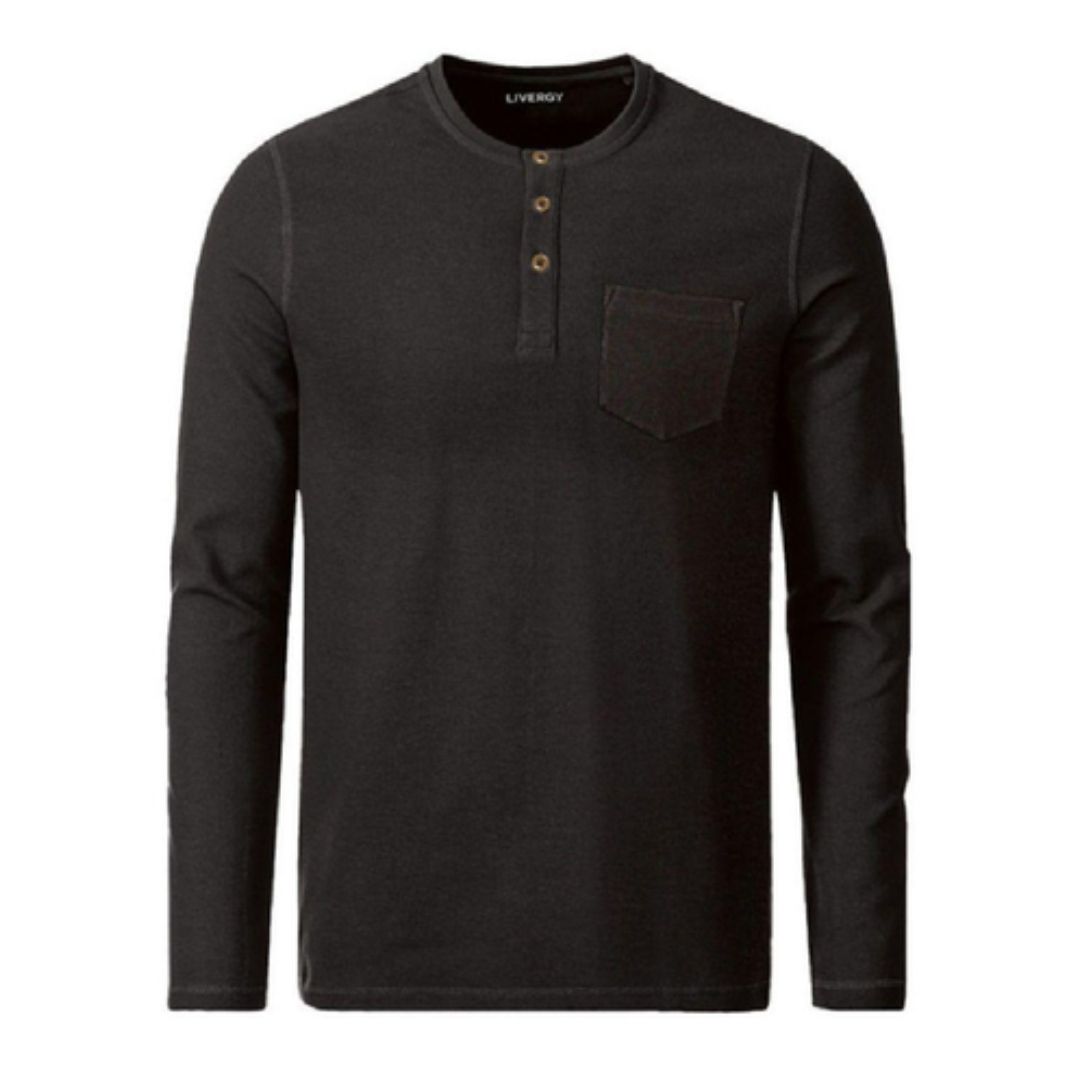 LIVERGY® men's long-sleeved shirt