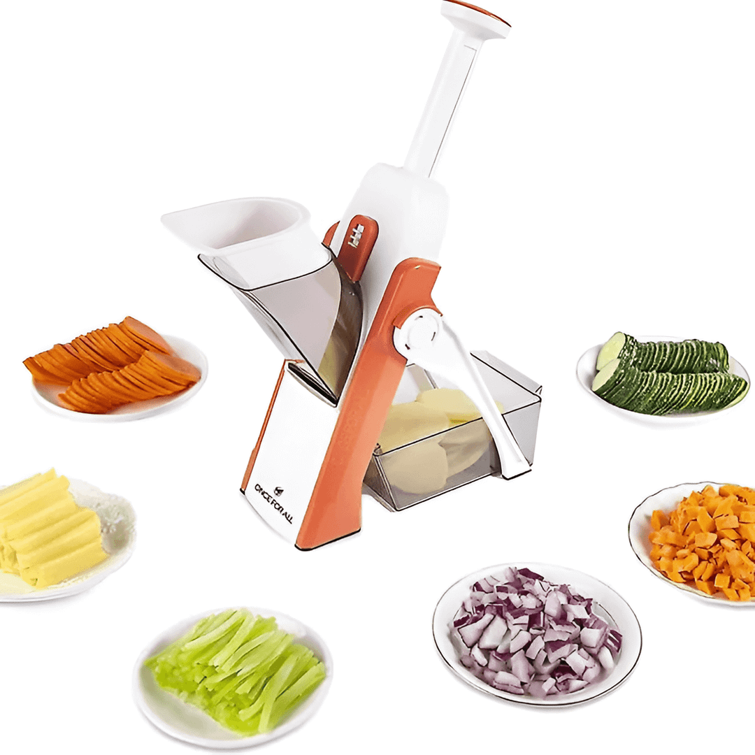 5 In 1 Multi-Purpose Vegetable Chopper Slicer Adjustable Vegetable Cutter Safe for Kitchen