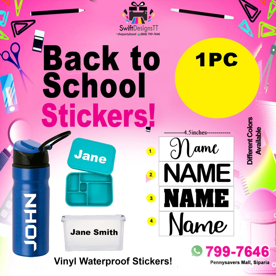 Vinyl Stickers (Waterproof)