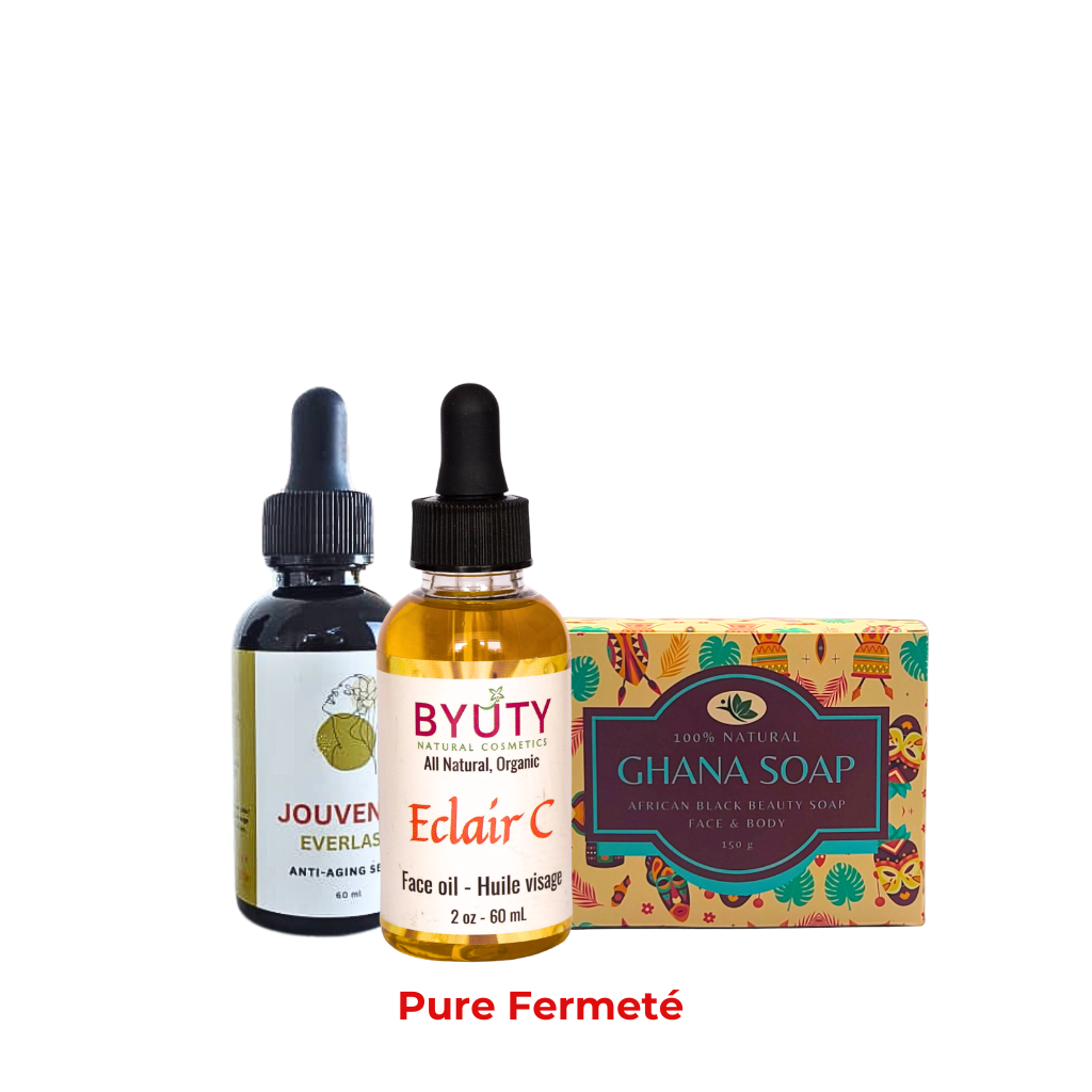 Pure Fermeté (Savon Noir Africain + Sérum Eclair-C + Jouvence Everlast)