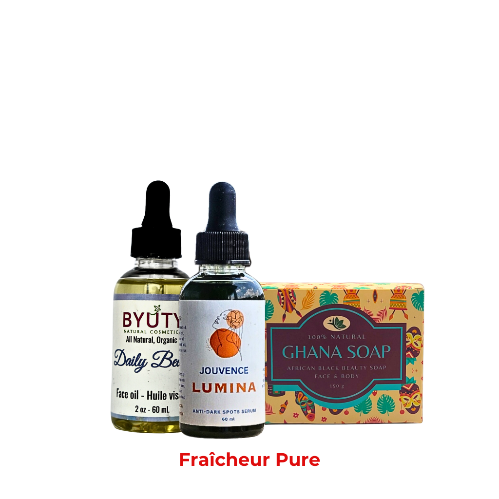 Fraîcheur Pure (Savon Noir Africain + Jouvence Lumina + Daily Beauty)