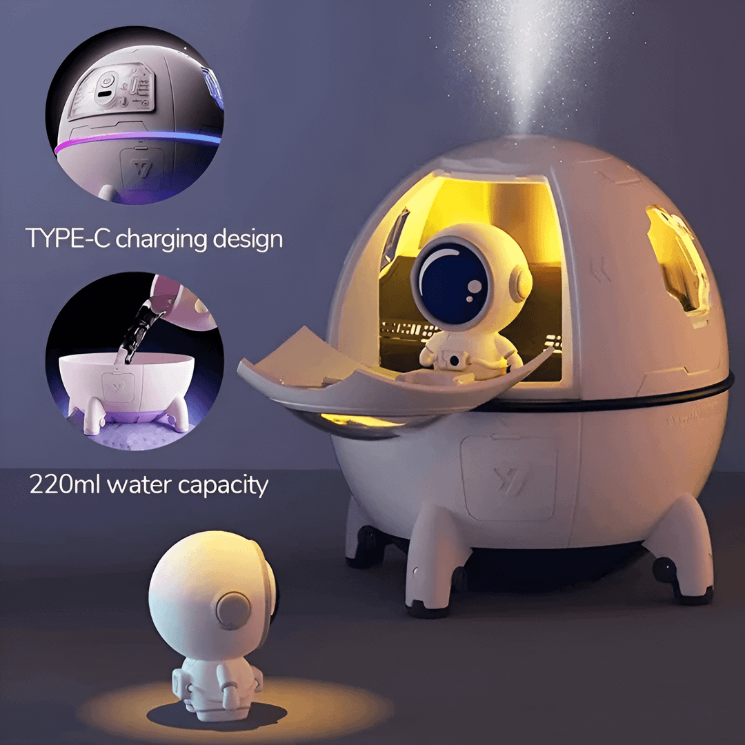 Astronaut Spaceship Aromatherapy Air Humidifier Purifier