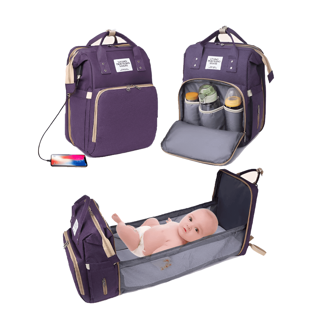 Multi-Functional Diaper Bag Backpack Travel Baby Nursing Bag Large Capacity Mommy Bag